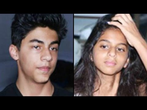 Shahrukh Khan's STRIKINGLY Handsome son Aryan Khan & Beautiful Daughter Suhana's EXCLUSIVE PHOTOS