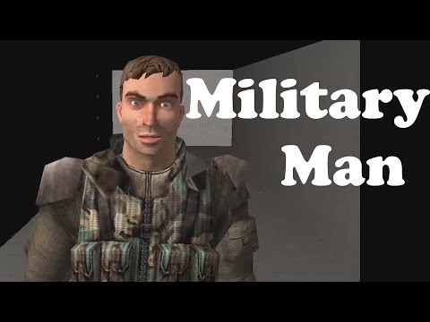 Military man animation