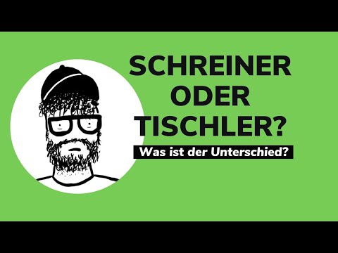 Video: Was ist der Unterschied zwischen einem Einrahmer und einem Tischler?