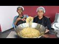 Spaghetti Pasta with Chicken Recipe | A day of my life at my Free Food Restaurant | Cooking with Mom