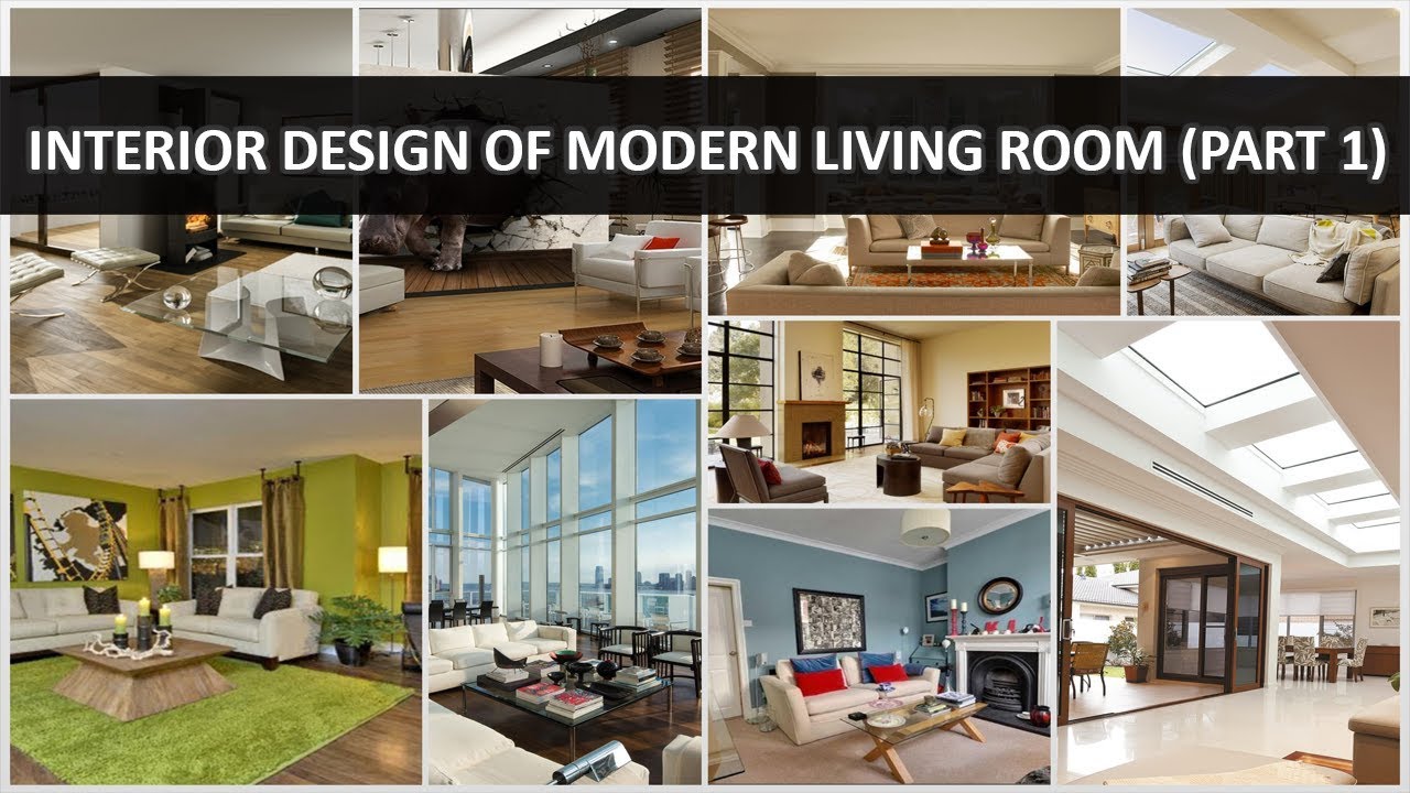 Interior Design of Modern Living Room (Part 1) - DecoNatic - YouTube
