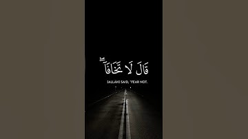 قال لا تخافا. تلاوة هادئة تريح القلب. #قران_كريم #اكسبلور #المصحف #قرآن #راحة_نفسية #quran