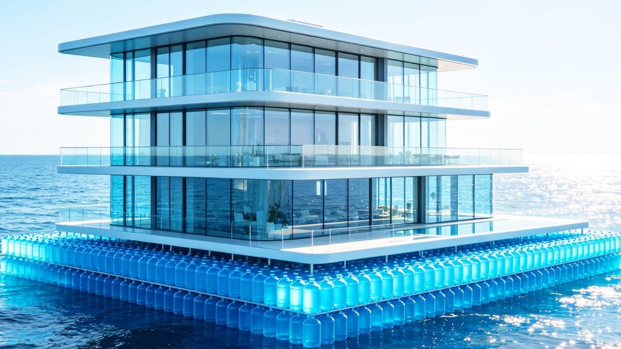 He didn't hire single worker! He built this stunning water villa all by ...