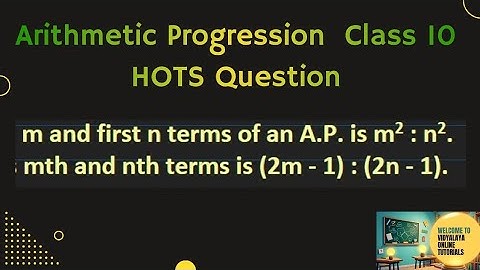 A.P. | HOTS Question | PYQ | Chapter 5 | Class 10 Standard Maths | Class 11 Applied Maths