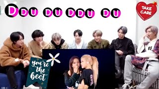 Bts Reaction BLACKPINK - DDU DU DDU DU REMIX TOKYO DOME 2020#bts#blackpink#Blink#Ddududdudu[Fanmade]