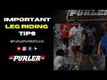 Two important leg riding tricks  purler wrestling