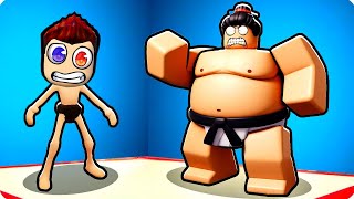 😱МЕНЯ ЗАДАВИЛ САМЫЙ ТОЛСТЫЙ СУМОИСТ В РОБЛОКС! ШЕДИ ROBLOX Sumo Wrestling Simulator