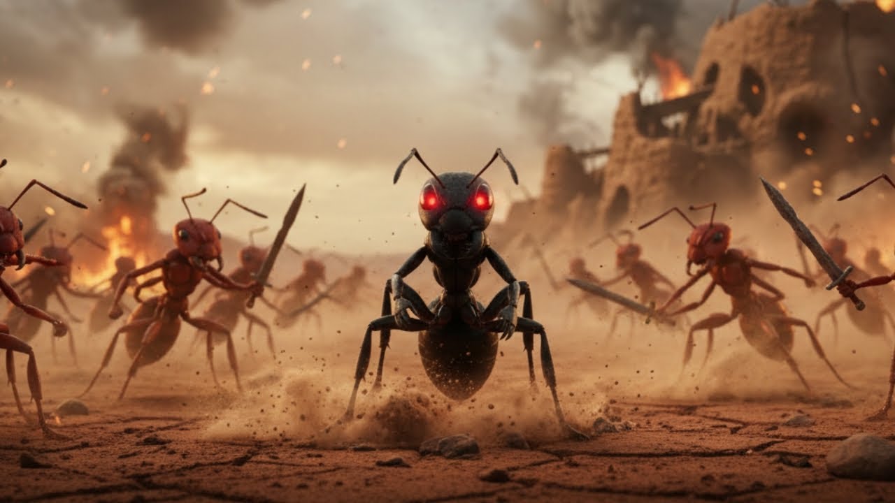 Ant War: Rise of the Black Ant Empire 🐜🔥 | Epic Desert Battle Begins (Part 1)