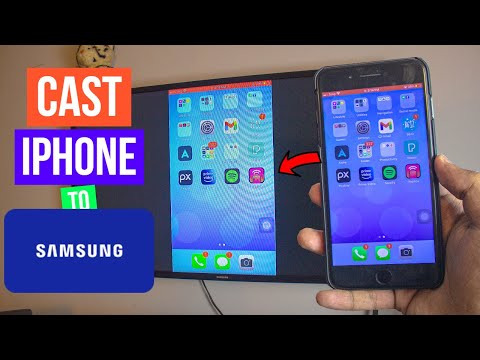 Video: Kaip prijungti „iPhone 7“prie „Samsung Smart TV“?