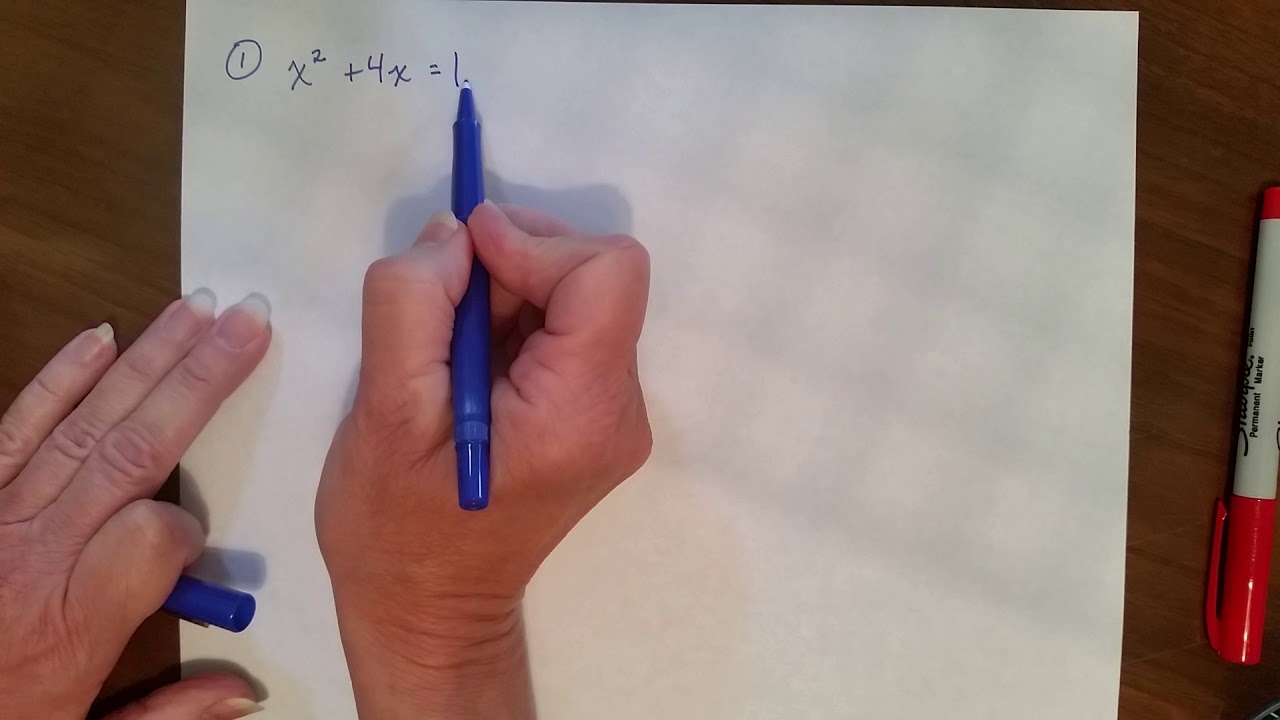 Quadratic Formula Irrational Solutions Simplify the Square Root - YouTube