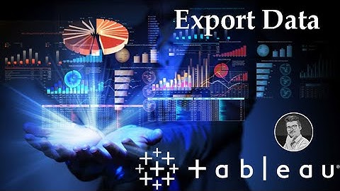 How to Export Data in Tableau | Exporting Data to Excel/Image/PowerPoint/PDF in Tableau