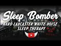 Merlin engine propeller sound asmr  avro lancaster airplane white noise for sleeping  black screen