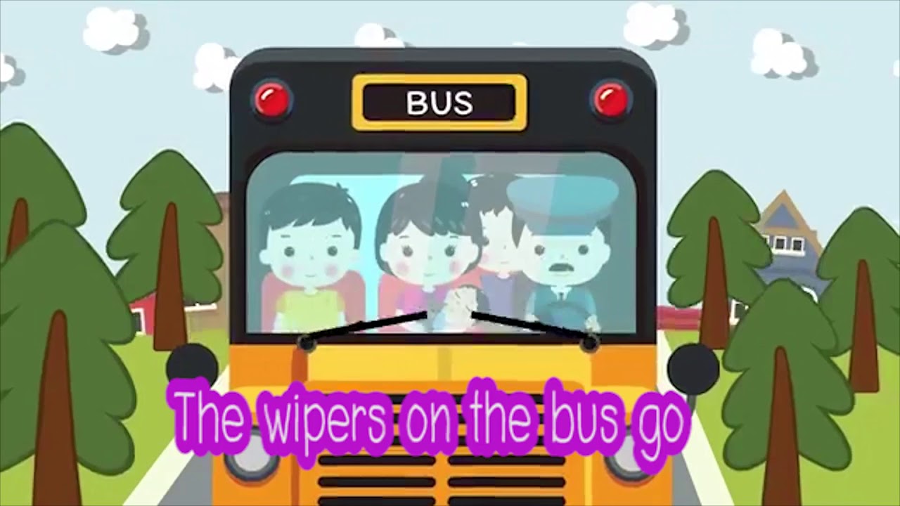 The Wheels on The Bus เพลง รถบัส | พร้อมเนื้อร้อง | kids song | เพลงเด็ก น้องนะโม