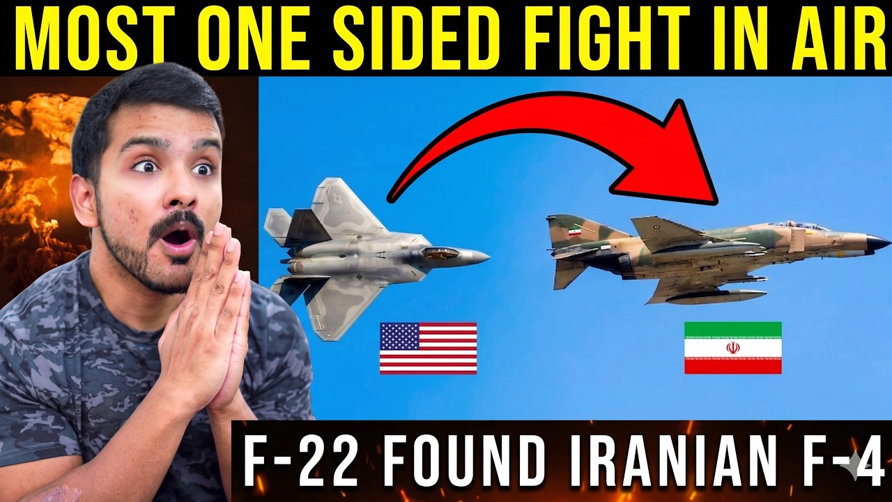 F-22 Found Iranian F-4 - Then THIS Happened | CG Reacts - YouTube