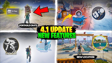 🔥Finally New WINTER UPDATE Is Here! 4.1 Mode Portable Crate, All Features Explained | Tips & Tricks