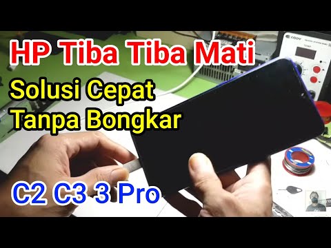 Cara mengatasi HP Realme Oppo Vivo Samsung Xiaomi dll tiba tiba mati sendiri dan tidak bisa dicas