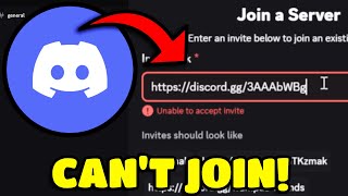 How To Fix Can't Accept Discord Invite