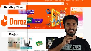 Celebrity Build a Daraz Clone for Beginners | HTML & CSS Project Tutorial | Code with Abubokkor Profile