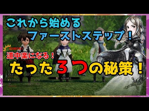 ブレイブリーデフォルト2:道中を楽にする!初めにやるべき3つの事!必見のファーストステップとは?レベル上げ?お金稼ぎ?【攻略】