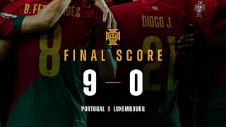 Legendary Biggest Score in the History of Portugal ● 9 Goals vs Luxembourg 2023 | HD