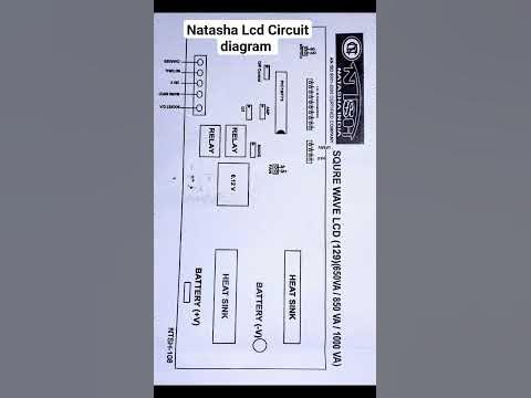 Natasha Lcd circuit diagram || Natasha Ips || Digital Ips || Sukam Ips