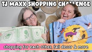 TJ MAXX Shopping Challenge 🛍️🤫🎃 fall decor & more