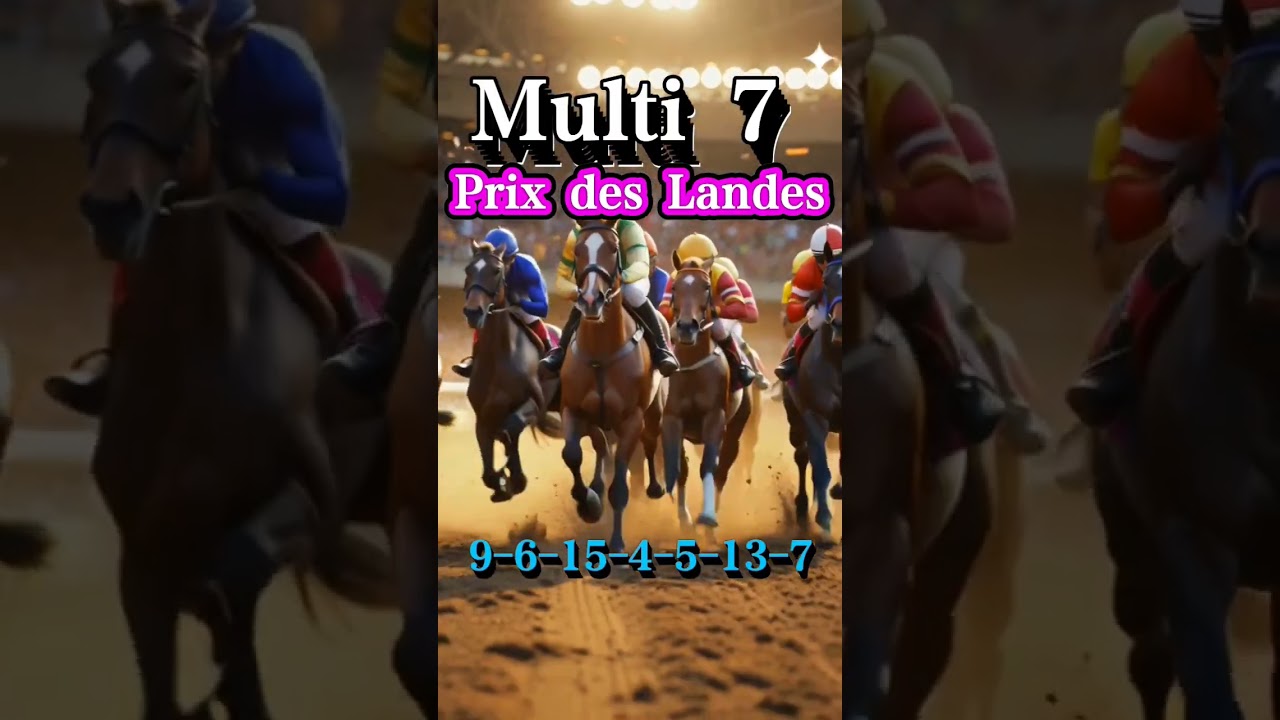 Prix des Landes. Quinte pas facile. Multi 7 pour sauver la mise. 