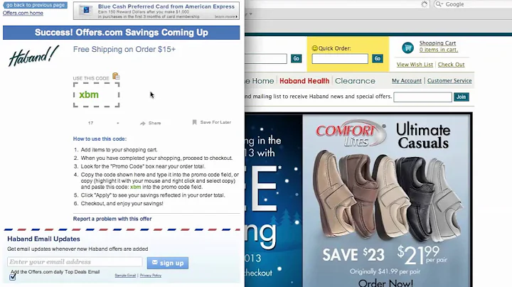 Haband Coupon Code 2013 - How to use Promo Codes and Coupons for Haband.com
