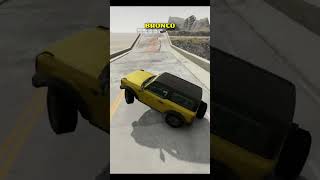 Insane jump over broken bridge 121