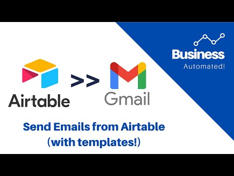 The simplest way to send Gmail emails from Airtable with a click of a button!