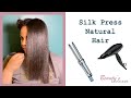 How To Get a Silk Press | 3c / 4a Hair | Babyliss Pro