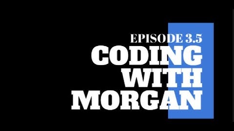 Episode 3.5: boolean Variables