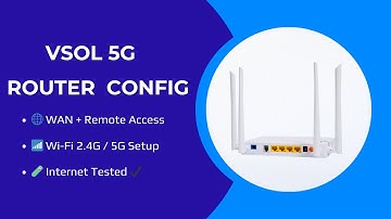 VSOL 5G Router Full Setup | Fix 5GHz WiFi Not Showing | Internet & WLAN Configuration