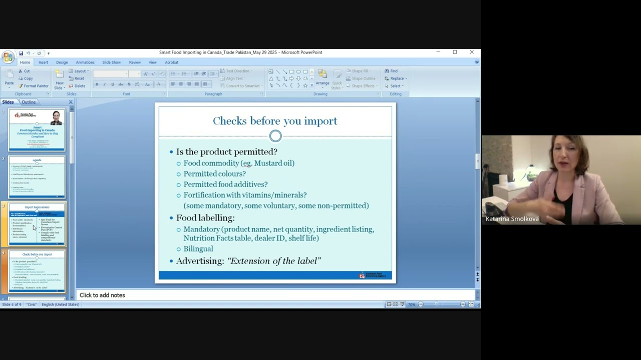 Crack the Canadian Code: How to Export Food to Canada and take care of the French!