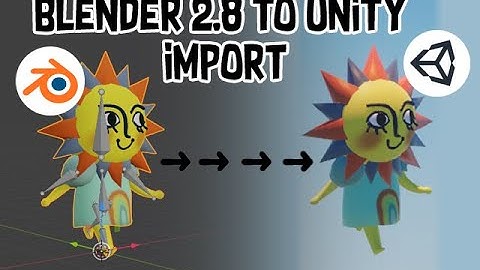 Importing from Blender 2.8 to Unity