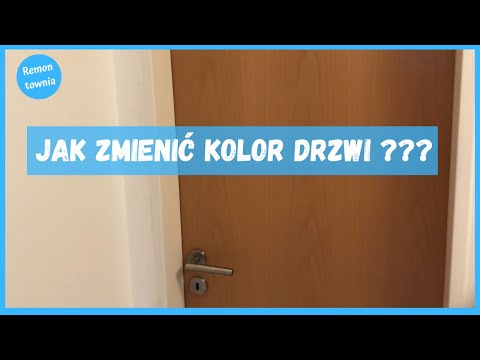 Wideo: Jak Przemalować Drzwi Wejściowe
