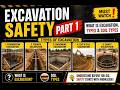 Excavation Safety Part 1 ⚠️ | What is Excavation, Types & Soil Classification (Hindi)