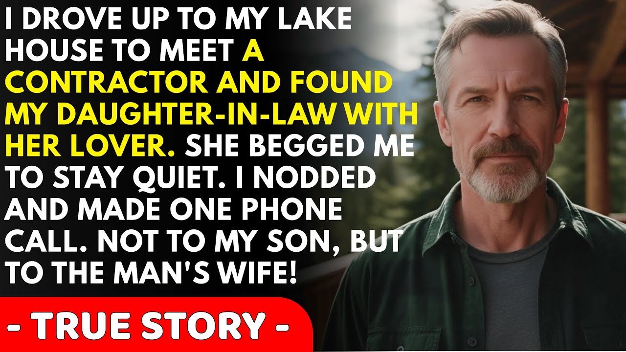 I Caught My Son's Wife With Another Man At My Lake House. So I Made One Phone Call And...