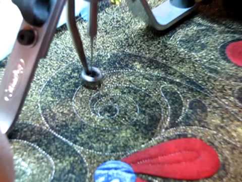 How to quilt embroidery on quilts - APQS