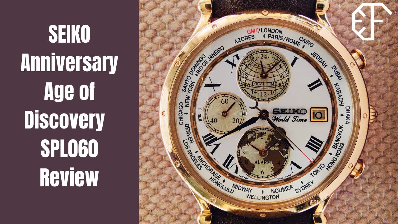 A Nostalgic Throwback - Seiko 30th Anniversary Age of Discovery SPL060  Watch Review - YouTube