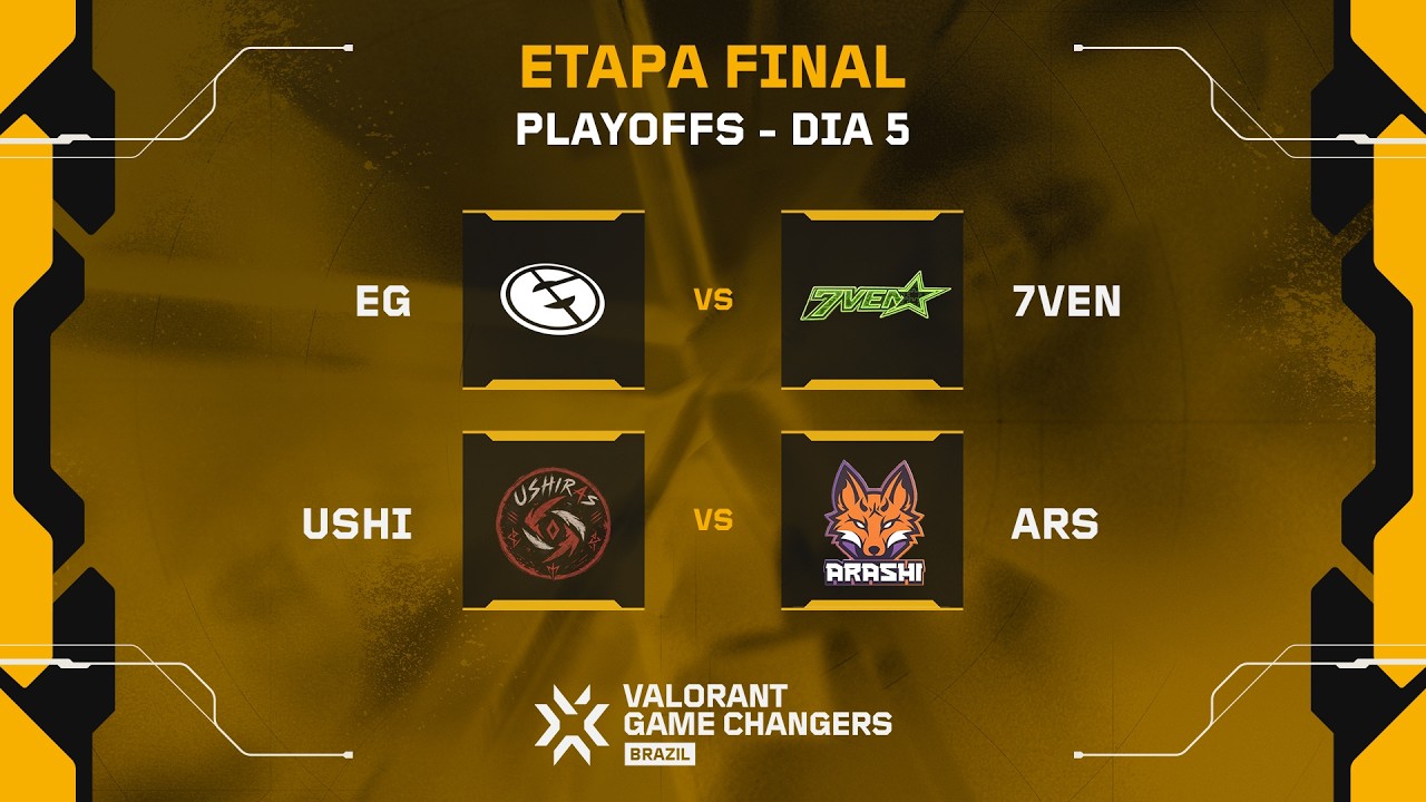 EG x 7VEN | USHI x ARS | Game Changers Brazil 2026 Etapa Final | Playoffs - Dia 5 (MD3)