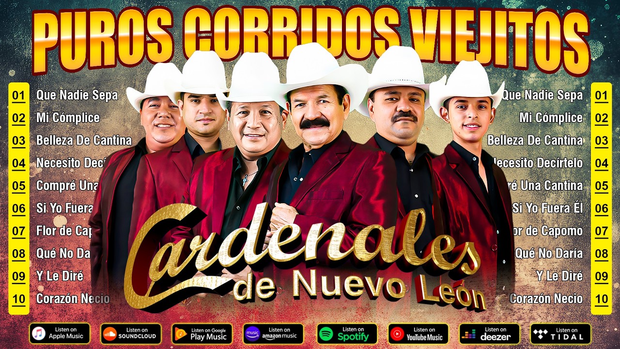 Cardenales De Nuevo Leon Norteñas Viejitas Mix 🎺 Puras Norteñas Para Pistear