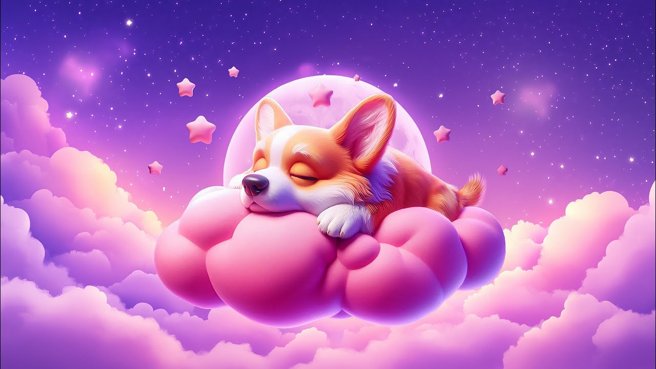 Soothing Piano Music 💤 Gentle Melodies to Help You & Your Dog Sleep 🌙 Stress Relief | 4K Video