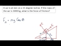 Forces on Inclined Planes Quiz