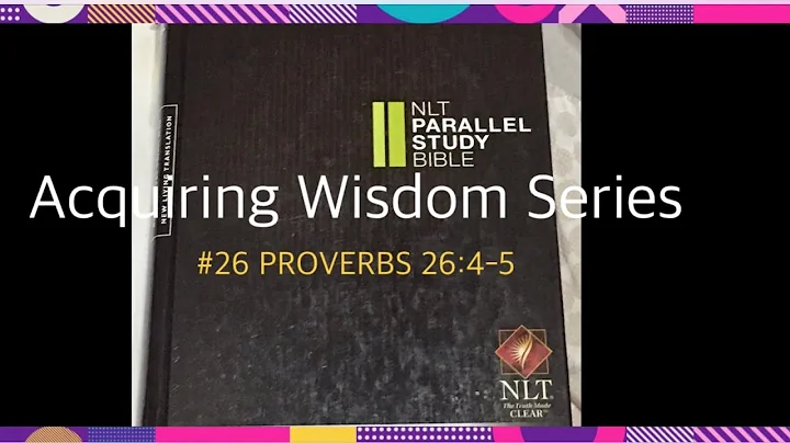 Don’t answer the foolish arguments of fools