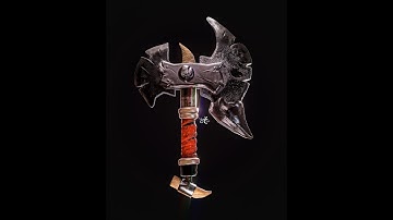 Modeling, Sculpting, Texturing,  (BLENDER, ZBRUSH, SUBSTANCE PAINTER TIMELAPSE)