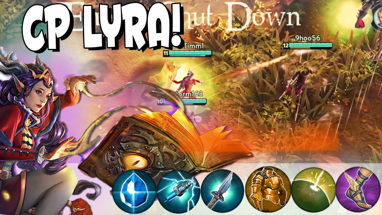 Crystal Power Lane LYRA Gameplay! | Vainglory New Hero Lyra Crystal