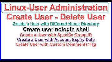 Linux User Administration In Telugu | Linux Basics In Telugu