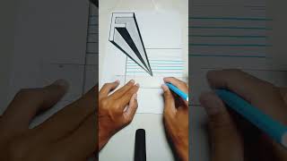 I Made This Pencil Drawing Look 3D… 😳✏️