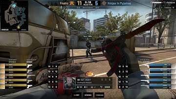 CS:GO Fnatic VS NiP StarSeries i-League Season 7 Highlights